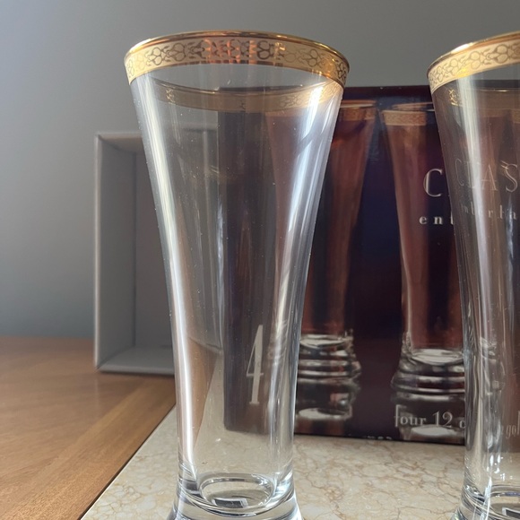 Classique Gold Rimmed Glass Set - Picture 2 of 7